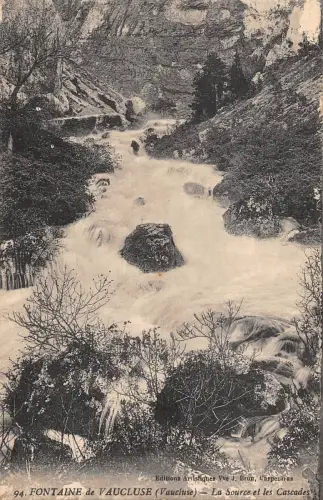 BF5989 fontaine de vaucluse la source et les cascades france Frankreich