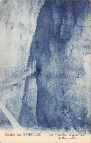 BF4085 grottes des echelles les galeies suspues france