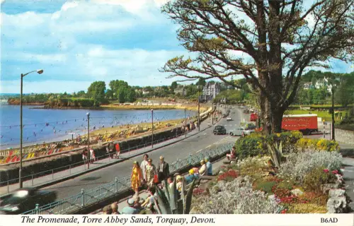 uk10803 the promenade torre abbey sands torquay devon uk