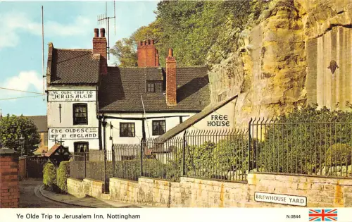 auk41017 ye olde trip to jerusalem inn nottingham uk