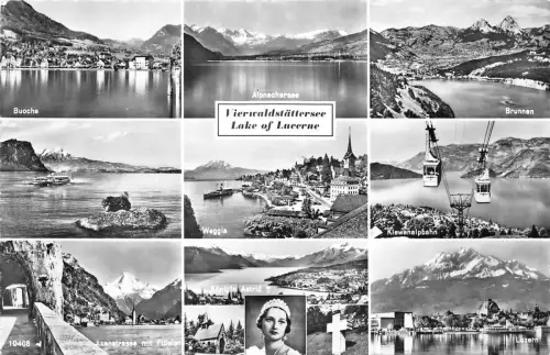 BG30306 Vierwaldstattersee Luzerner See Schweiz CPSM 14x9cm