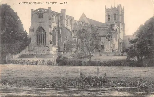 uk23479 christchurch proiry real photo uk