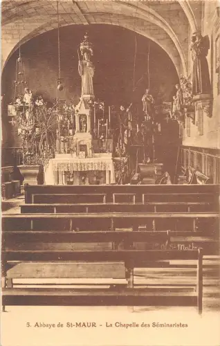 BF8366 abbaye de st maur la chapelle des seminaristes france Frankreich