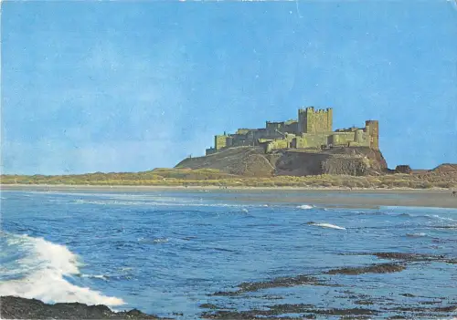 BR92262 bamburgh castle from the north east northumberland uk
