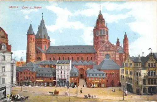 BR42013 Dom u Markt Mainz Deutschland