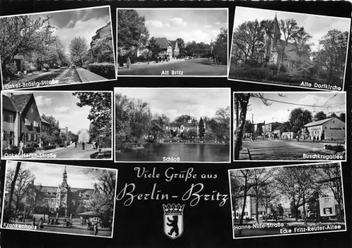 BG21601 viele grusse aus berlin britz germany CPSM 14,5x9cm