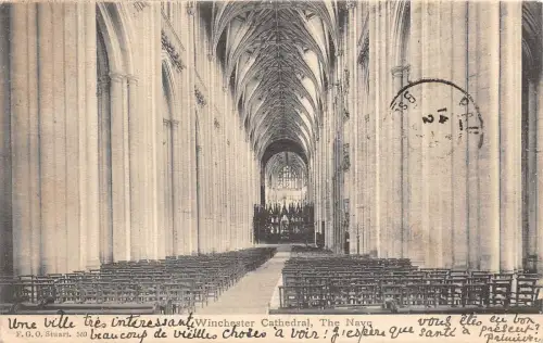 BR61336 winchester cathedral the nave uk