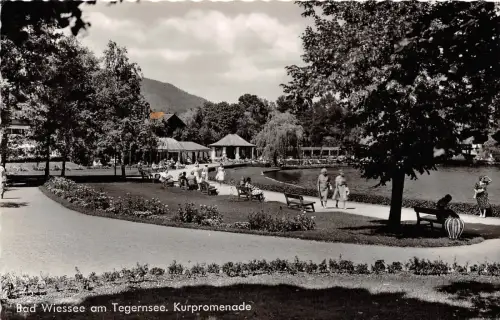 BG7621 Bad Wiessee am Tegernsee Kurpromenade Germany CPSM 14x9cm