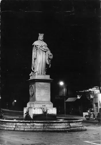 BR11990 Aix en provence Statue du Roi Rene Echtfoto Frankreich