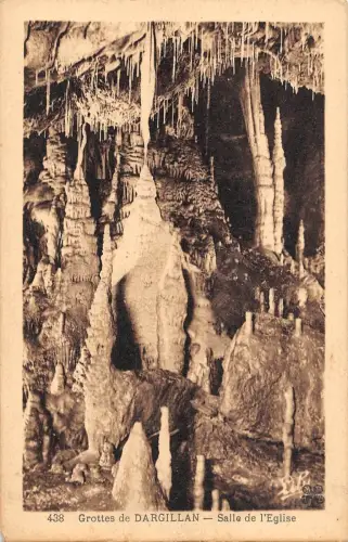BF10097 dargillan salle de l eglise grottes france Frankreich