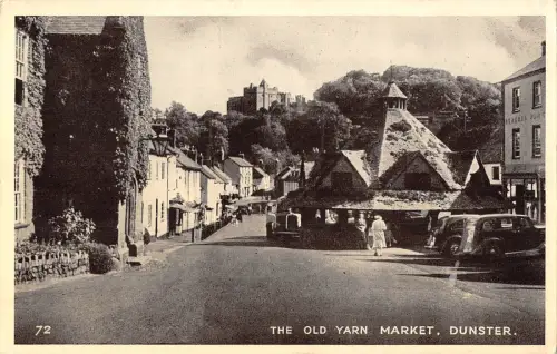 uk19411 old yarn market dunster real photo uk
