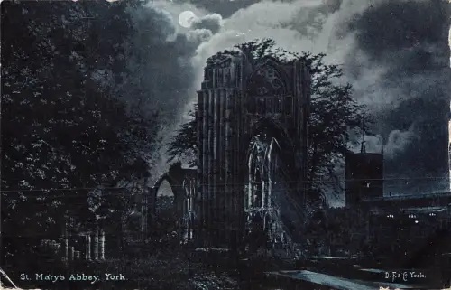 uk761 st marys abbey york echtfoto uk