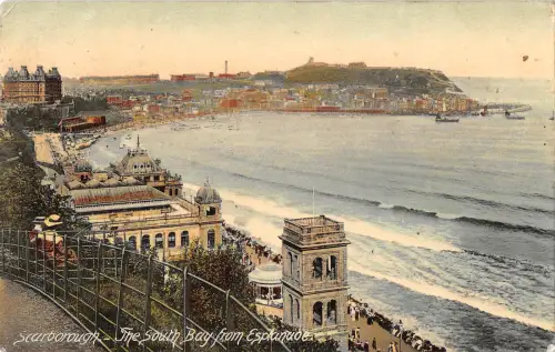 uk24225 south bay from esplanade scarborough uk