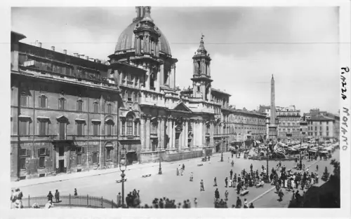 BF34120 roma palazzo roma piazza navona italy front/back scan