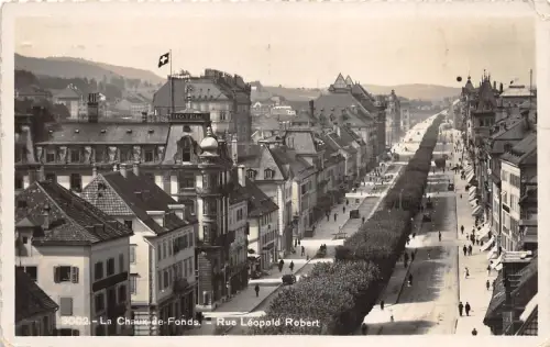 B8762 La Chaux de Fonds Rue Leopold Robert 1938