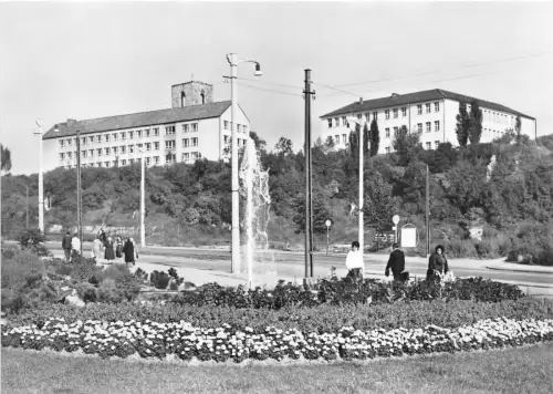 BG161 nordhausen rautenstrasse blick zum petersberg CPSM 14x9,5cm germany