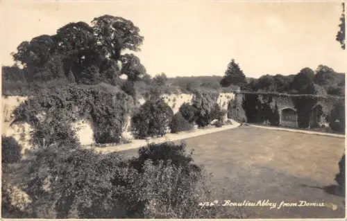 uk2947 beaulieu abbey real photo uk