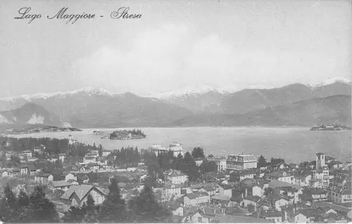 BF34173 lago maggiore stresa italy front/back scan