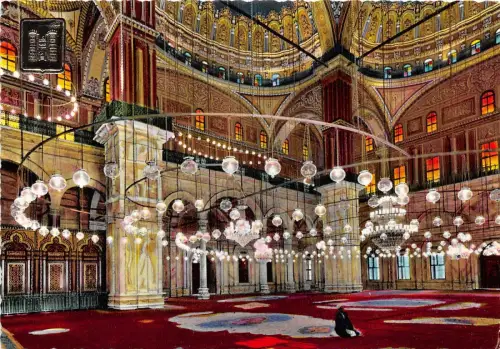 BG21226 Kairo Interieur der Mohamed Aly Moschee mit Mohamed Aly s Grab Ägypten