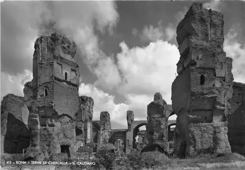 BR18256 Terme di Caracalla Il Calidario Roma Italien