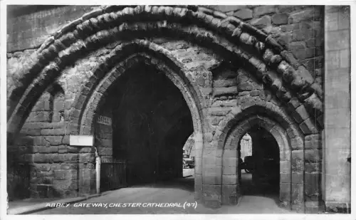 BR58879 abbey gateway chester cathedral uk