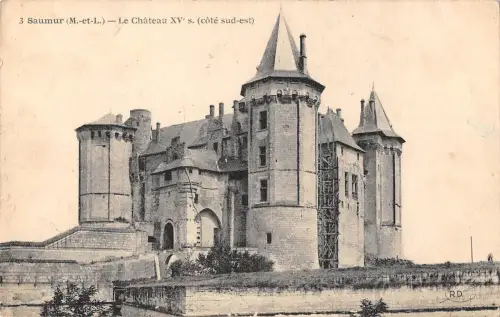 BF7377 saumur le chateau france Frankreich