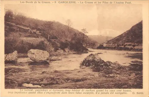 BF9433 la creuse et les piles de l ancien po gargilesse france Frankreich