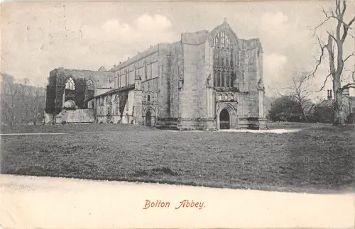 uk22462 bolton abbey real photo uk
