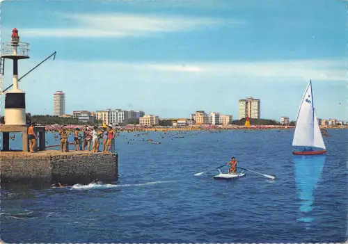 BT1011 milano marittima cervia spiagia vista del molo italy