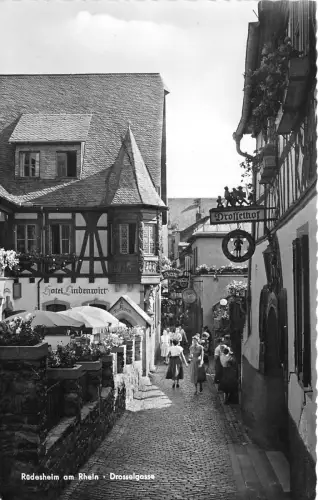 BG15340 rudesheim am rhein drosselgasse germany CPSM 14x9cm