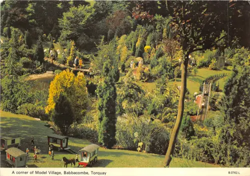 uk49672 Ecke Modelldorf Babbacombe Torquay UK