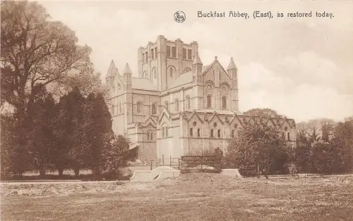 BR58012 Buckfast Abbey wie heute restauriert UK