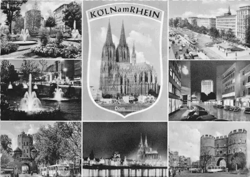 BG22533 koln am rhein multi views germany CPSM 14,5x9cm