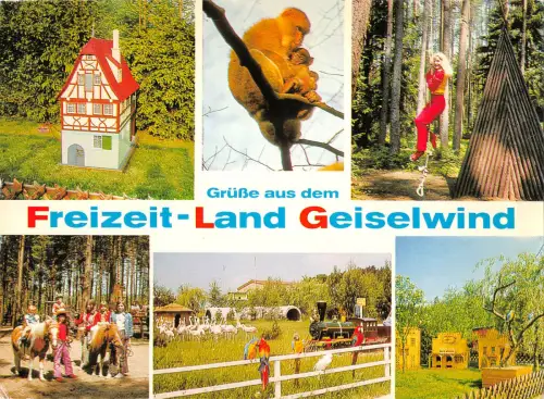 B108202 Deutschland Freizeit Land Geiselwind Vogelparadies Safariland Echtfoto UK