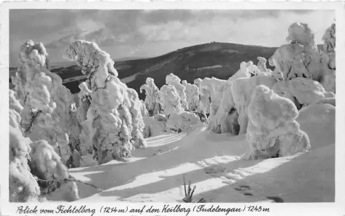 Lot211 Deutschland Blick vom Fichtelberg auf den Keilberg Echtfoto