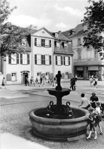 BG2515 schillerhaus und gansemannchenbrunnen weimar CPSM 14x9,5cm germany