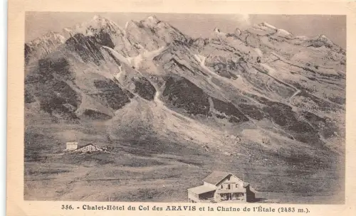 B38786 Chalet Hotel du Col des Aravis et la Chaine de l Etale france