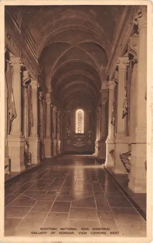BR39827 Scottish National War Memorial Gallery of Honour Ansicht mit Blick nach Westen Edinb