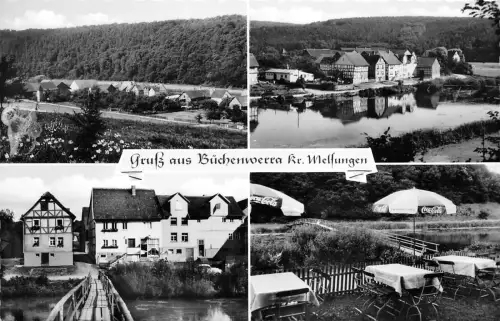 BG15100 gruss aus buchenwerra kr melsungen hotel fuldatales germany CPSM 14x9cm