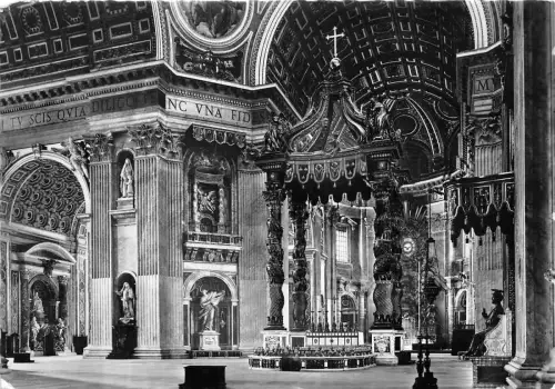 BG7089 chiesa di s pietro interno roma italy CPSM 15x10,5cm