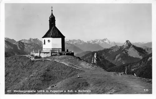 BG23955 Wallbergkapelle Zugspitze Ross u Bucstein Germany CPSM 14x9cm