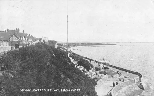 uk2561 dovercourt bay from west real photo uk