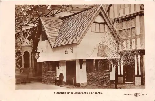 uk48540 Ecke von Shakespeares England Echtfoto UK