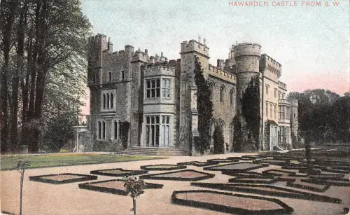 uk3569 haarden castle wales real photo uk