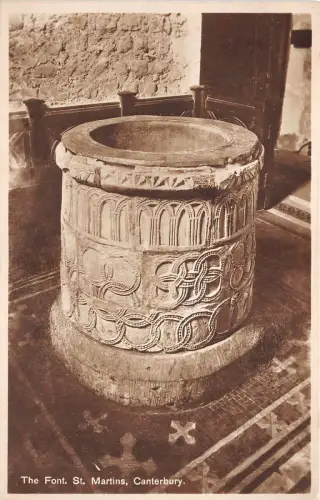 BR58749 the font st martins canterbury postkarte uk