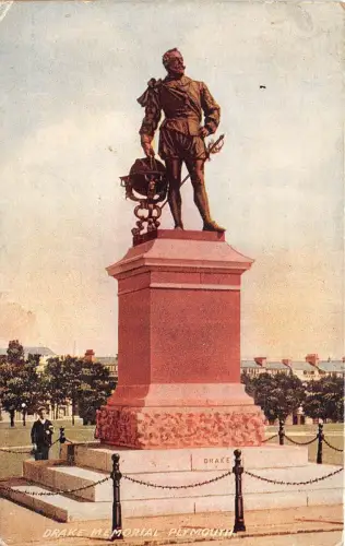 BR37401 Drake Memorial Plymouth England