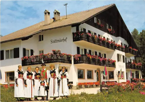 BG12364 Hotel Sudtirolerhof Oberbozen Typen Folklore Restaurant Ritten Italien