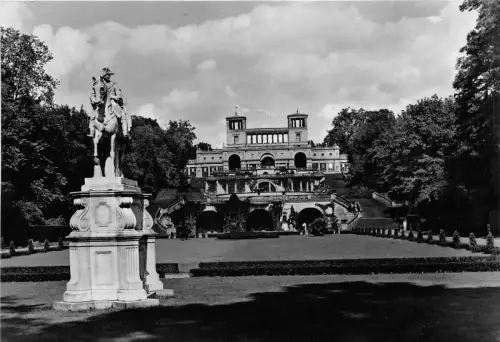 BG33906 potsdam sanssouci orangerie blick vom park echtfoto germany