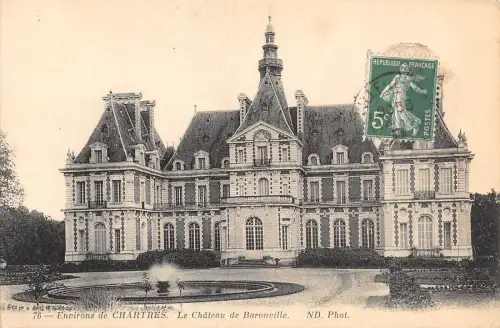 BR73163 environs de chartres le chateau de baronville france