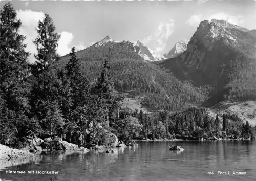 BG3410 hintersee mit hochkalter CPSM 15x9,5cm germany